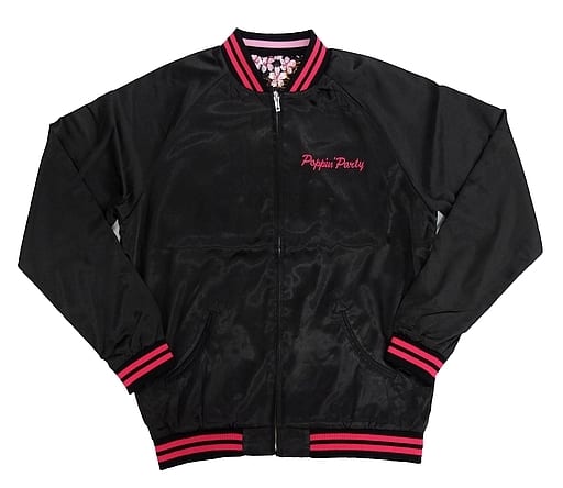 衣類　Poppin’Party スカジャン ブラック×ピンク Mサイズ 「BanG Dream! ガールズバンドパーティ!」 駿河屋 -<中古>Poppin'Party スカジャン ブラック×ピンク XL