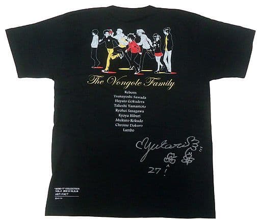 家庭教師ヒットマンreborn リボT 國分優香里　サイン付きTシャツ 駿河屋 -<中古>ボンゴレファミリー 直筆サイン入りTシャツ(國分優香里