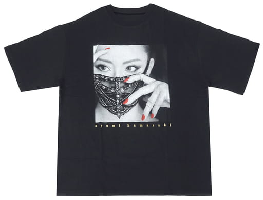 衣類　浜崎あゆみ TeamAyu 限定Tシャツ ブラック Mサイズ 「ayumi hamasaki MUSIC for LIFE ～return～」 駿河屋 -<中古>浜崎あゆみ TeamAyu 限定Tシャツ ブラック M
