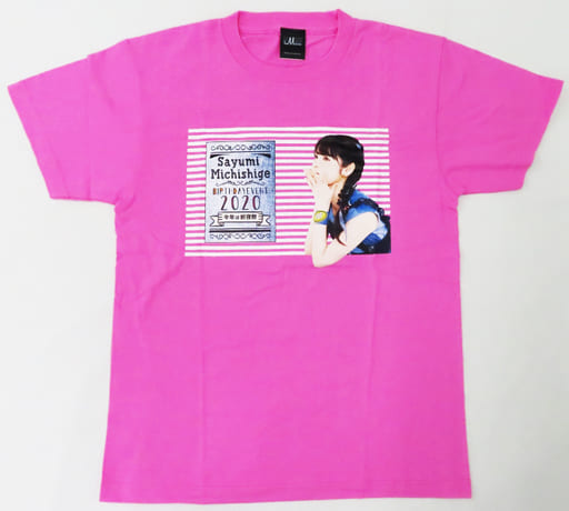 駿河屋 -<中古>道重さゆみ バースデーTシャツ ピンク Sサイズ 「道重