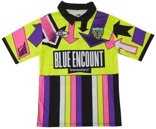 駿河屋 -<中古>BLUE ENCOUNT サッカーTシャツ イエロー Lサイズ