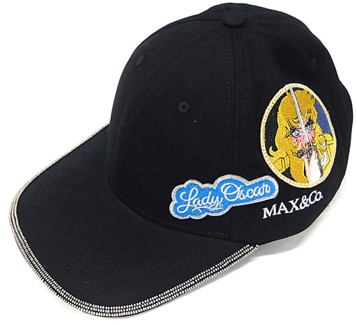 衣類　オスカル・フランソワ・ド・ジャルジェ レディ オスカル ベースボールキャップ ブラック 「ベルサイユのばら×MAX＆Co.」 駿河屋 -<中古>オスカル・フランソワ・ド・ジャルジェ レディ