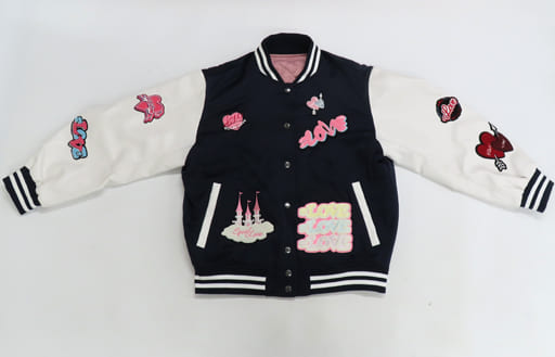 駿河屋 -<中古>イコールラブ(=LOVE) スタジャン ネイビー