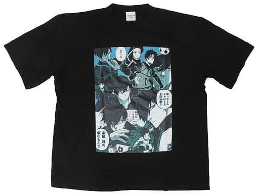 駿河屋 -<中古>糸師凛 Tシャツ ブラック フリーサイズ 「ブルー