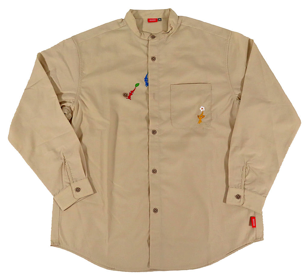 駿河屋 -<中古>お宝回収 シャツ アイボリー XLサイズ 「ピクミン