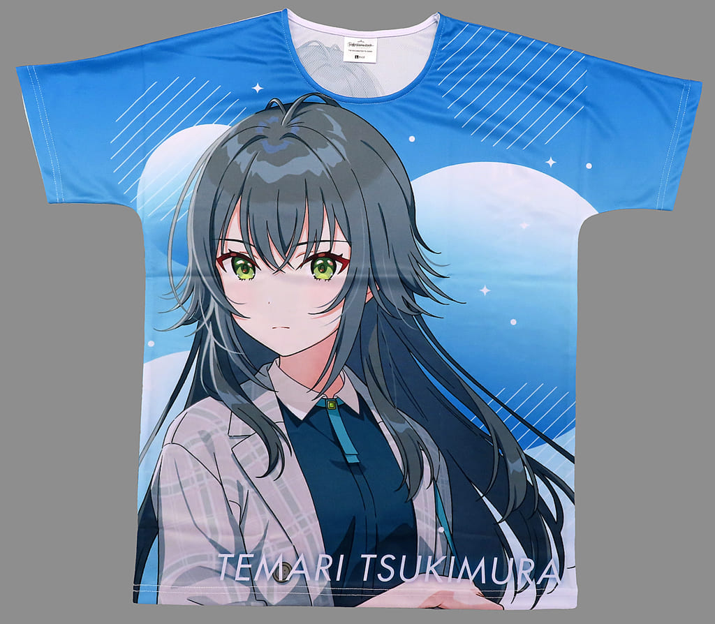 駿河屋 -<中古>B.月村手毬 フルグラフィックTシャツ ブルー 男性L