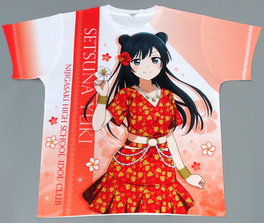 駿河屋 -<中古>優木せつ菜 フルグラフィックTシャツ アロハ ver