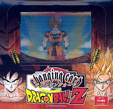 ドラゴンボールZ　チェンチングカードセット ドラゴンボールZ チェンジングトレーディングカード4枚セット希少