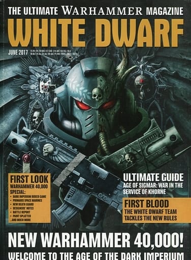 白色侏儒17年6月英文版 White Dwarf June17 玩具模型 Suruga Ya Com