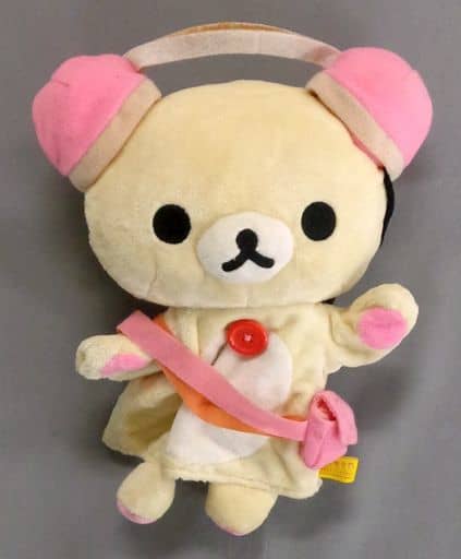 コリラックマストア限定⭐︎がおがおパペットぬいぐるみ⭐︎新品未使用⭐︎激レア ぬいぐるみパペット（「もっと♪のんびりネコ」テーマ・コリラックマ