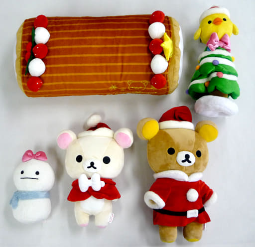 リラックマ＆コリラックマ＆キイロイトリ クリスマスぬいぐるみセット2011 リラックマ＆コリラックマ＆キイロイトリ クリスマスぬいぐるみセット