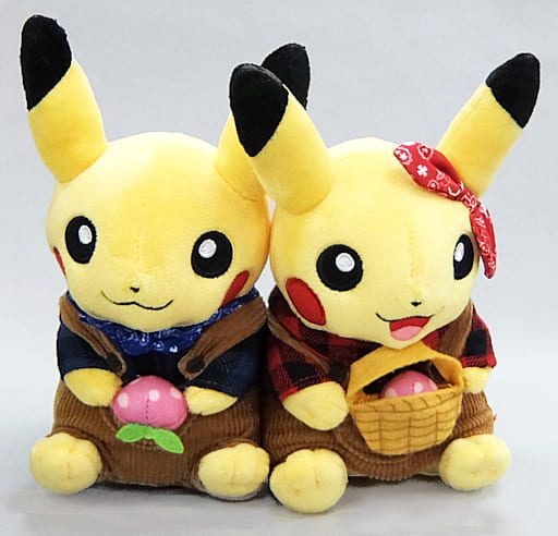 Plush Toy Monthly Pair Pikachu 2016 October Pocket Monsters Pokemon plush-toy-monthly-pair-pikachu-2016-october-pocket-monsters-pokemon