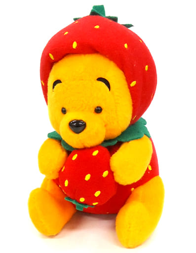 Plush Toy Winnie The Pooh Strawberry With Both Hands Plush Toy Winnie The Pooh Disney Store Limited Toy Hobby Suruga Ya Com