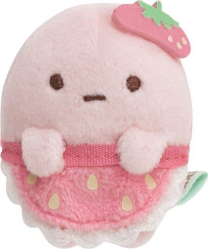 新品タグ付すみっコぐらし てのりぬいぐるみ♪たぴおか♪喫茶すみっコでいちごフェア すみっコぐらし - 【すみっコぐらし】喫茶すみっコでいちごフェア