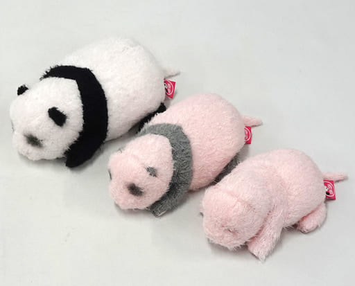 ほんとの大きさシャンシャン　3体セット　メジャー付き 駿河屋 -<中古>シャンシャン ほんとの大きさセット(3体セット