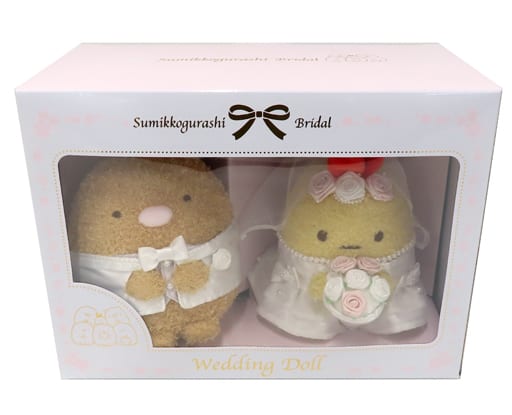 希少！すみっコぐらし ウェルカムドール♪とんかつ新郎＆えびふらいのしっぽ新婦 ウェルカムドールすみっこぐらし｜結婚式DIYアイディア費用節約