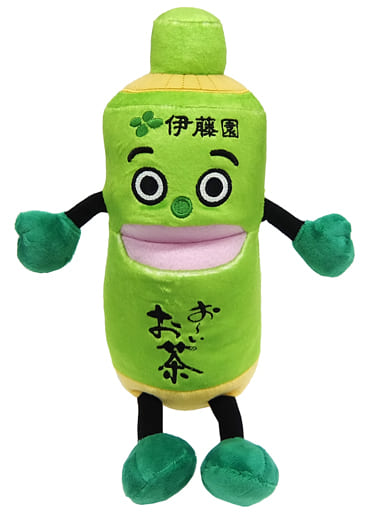 おーいお茶くん ぬいぐるみ キャンペーン当選品　懸賞　非売品　ノベルティ 伊藤園 - おーいお茶くん ぬいぐるみ キャンペーン当選品 懸賞