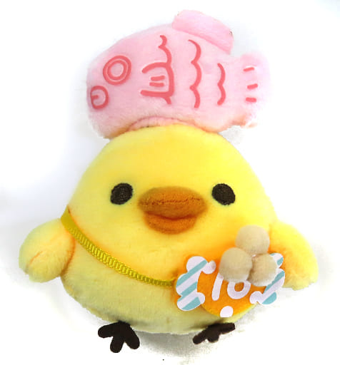 リラックマストア　リラノワ限定　キイロイトリ　ぬいぐるみバッジ　おかしな遊園地 リラックマ - ぬいぐるみバッジ（リラノワ・キイロイトリ