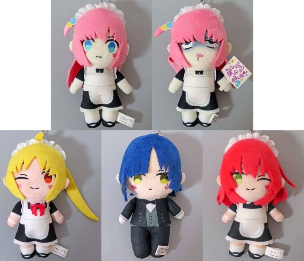 駿河屋 -<中古>全5種セット デフォルメぬいぐるみ メイド喫茶ver