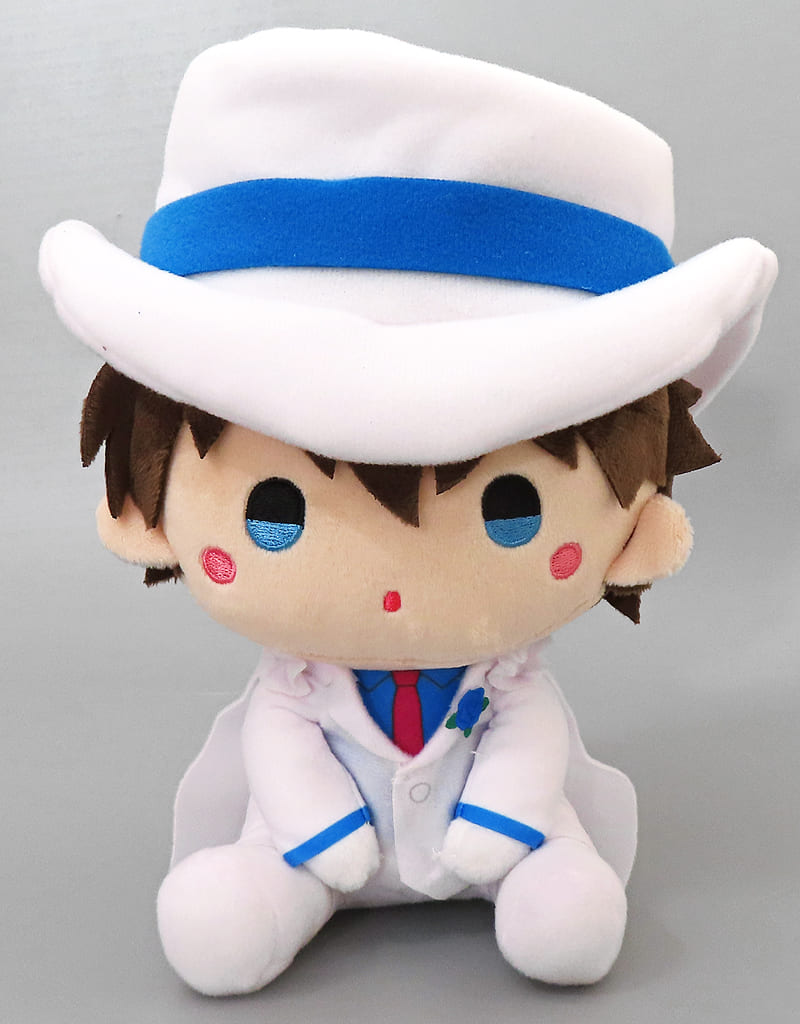 駿河屋 -<中古>怪盗キッド ぽわぽわ おすわりぬいぐるみ 「セガ