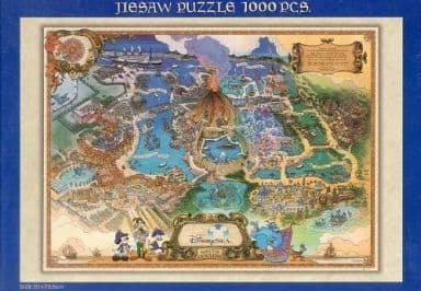 ディズニーシー　グランドオープン　ジグソーパズル（1000ピース） 駿河屋 -<中古>東京ディズニーシーマップ ジグソーパズル 1000