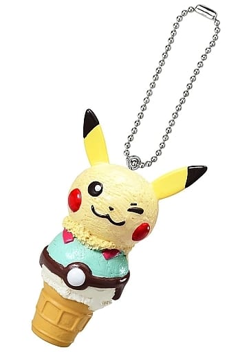 Food Toy Key Holder 6 Cool Ice Cream Pokemon Yellow Sweets Time Goods Accessories Suruga Ya Com