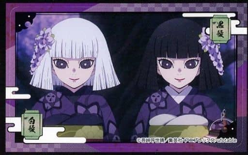 Black Hair White Hair Demon Slayer Kimetsu No Yaiba Deco Sticker Gummed Goods Accessories Suruga Ya Com