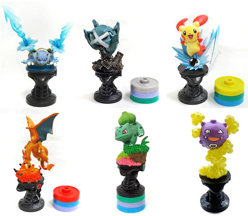 ポケモン アドバンスジェネレーション ポケモンバトルフィギュアII-B ② 駿河屋 -<中古>全6種セット 「ポケットモンスター アドバンス