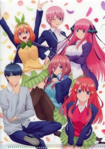 五多子 上杉風太郎 背麵輪廓 五等分的新娘迷你文件夾 雜貨 小配件 Suruga Ya Com