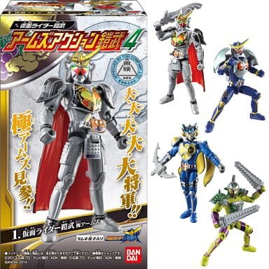 仮面ライダー鎧武 アームズアクション鎧武4 10個入 BOX (食玩・清涼菓子)