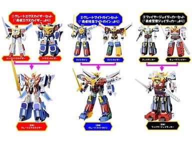 勇者伝説ブレイブガムグレート合体セット6個入りBOX(食玩・ガム）
