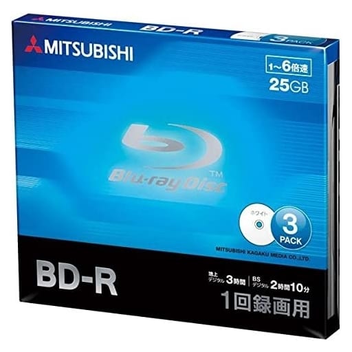 BD-R25GB 25GB 6 x 3-pack [VBR130RP3D1] | Electric appliances | Suruga ...