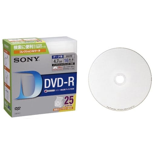 DVD-R 4.7 gb 16 x Simple Library Box 25 Sheets Pack [25DMR47HPCK ...