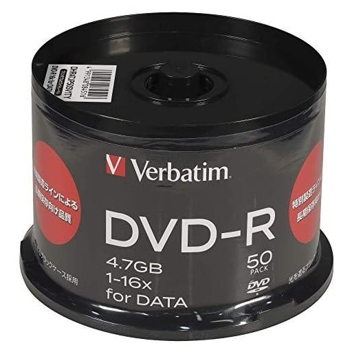 DVDR Verbatim Data DVDR 4.7 gb 16 x 50 Sheets Pack [DHR47JP50SV1TY