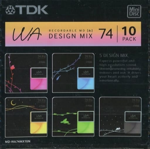 10 x MD Minidisc TDK mit je 74 min