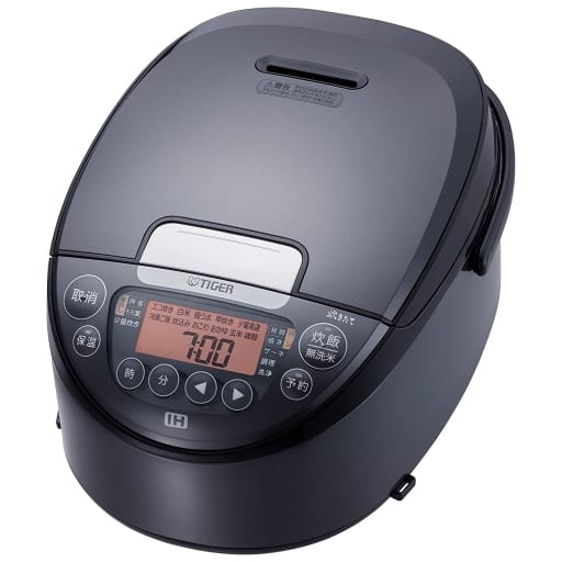 Tiger Vacuum Bottle Rice Cooker Dark Gray (1 Sho / IH) [JPWG180HD