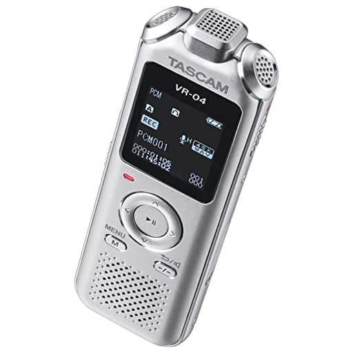 IC recorder and telephone IC recorder with TEAC FM Tuner (Silver) [VR-0 ...