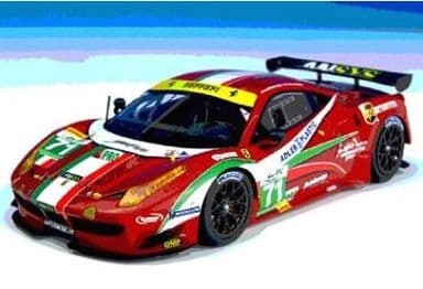 ミニカー　1/43 フェラーリ458GTE WEC 第6戦 富士 2013 小林可夢偉 #71(レッド×ホワイト×グリーン) [KBBR003] 1/43 フェラーリ458GTE WEC 第6戦 富士 2013 #71 小林可夢偉[KB