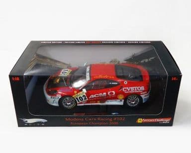 Miniature Ferrari Modena Racing 2006 #102 - Échelle 1/18 - Hot Wheels Elite - Rouge
