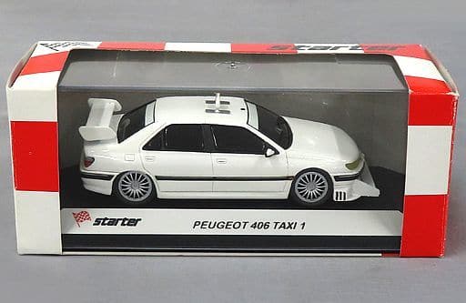 駿河屋 -<中古>1/43 PEUGEOT 406 TAXI 1(ホワイト) [T186