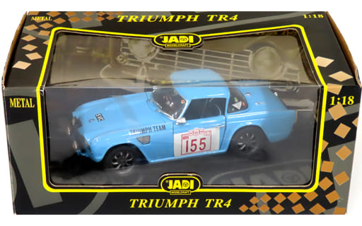 ミニカー　1/18 TRIUMPH TR4 RALLY #155(ライトブルー) [JM-98093] 駿河屋 -<中古>1/18 TRIUMPH TR4 RALLY #155(ライトブルー) [JM
