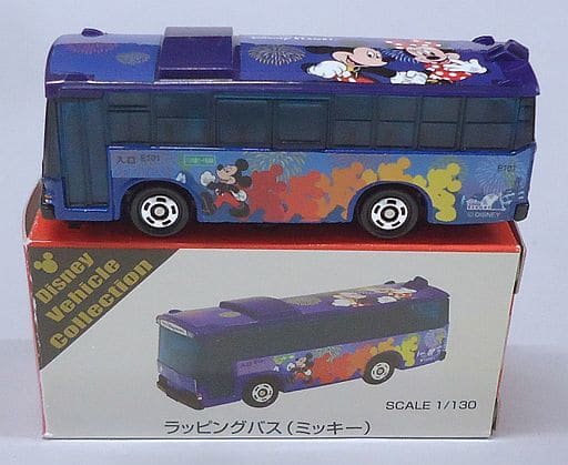 1 130 Wrapping Bus Mickey Purple X Blue Tomica Disney Vehicle Collection Tokyo Disney Resort Only Toy Hobby Suruga Ya Com
