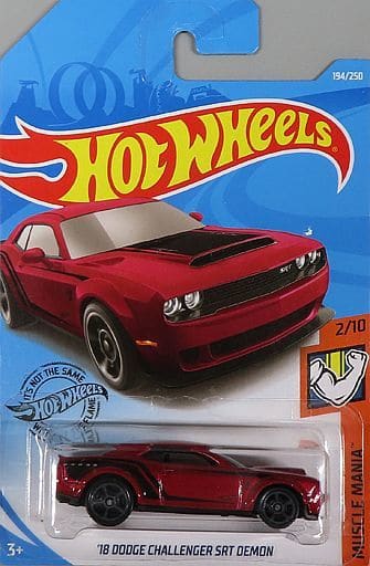 1/64 18 DODGE CHALLENGER SRT DEMON (Red x Black) 