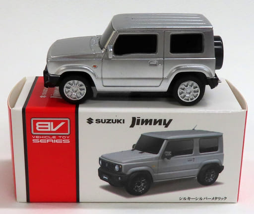Suzuki Jimny (silky Silver Metallic) "VEHICLE TOY SERIES" pull back car