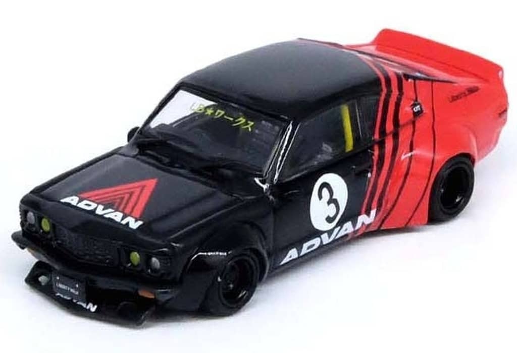 駿河屋 - 1/64 Mazda RX3 SAVANNA LB-WORKS ”ADVAN LIVERY” [LBWKRX3-02]（モデルカー）