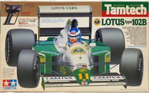 タミヤ★★1/14 タムテック ロータス TYPE102B タミヤ 1/10RC チーム ロータス タイプ102B（F104Wシャーシ）