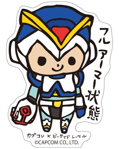 Mega Man X Full Armor Sticker Capcom B Side Label Goods Accessories Suruga Ya Com