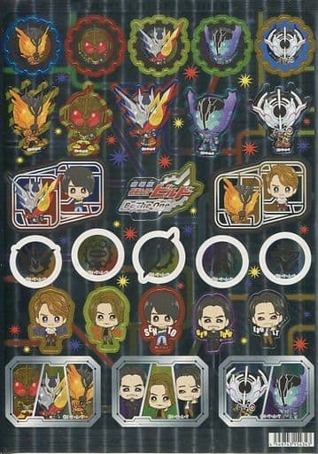 Illustration Pattern Sticker Kamen Rider Build Be The One Theater Goods Goods Accessories Suruga Ya Com