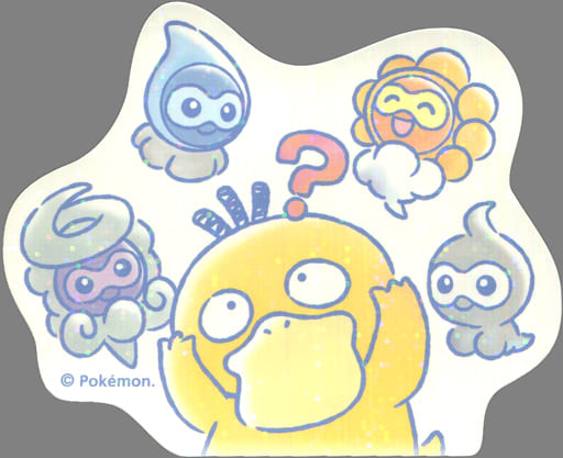 Sticker Sticker Kodak Castform Sticker No Kodak Pocket Monsters Pokemon Center Only Goods Accessories Suruga Ya Com