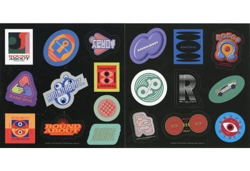 駿河屋 -<中古>キタニタツヤ ROUNDABOUTロゴステッカーシート(2 駿河屋 -<中古>キタニタツヤ ROUNDABOUTロゴステッカーシート(2